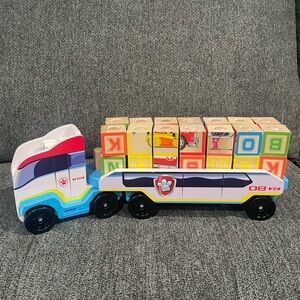 PAW Patrol Wooden ABC Block Truck